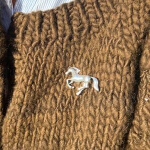Prendedor Silver Horse