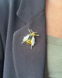 Prendedor Bee Amarilla y Negra