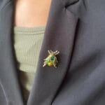 Prendedor Bee Verde