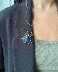 Prendedor Insecto Azul