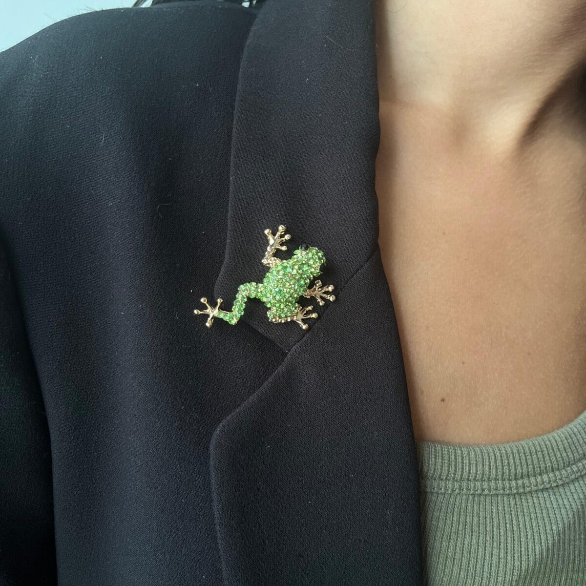 Prendedor Ranita Verde