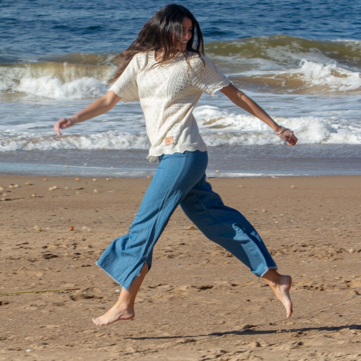 Pantalon Brise Denim