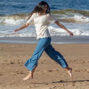 Pantalon Brise Denim