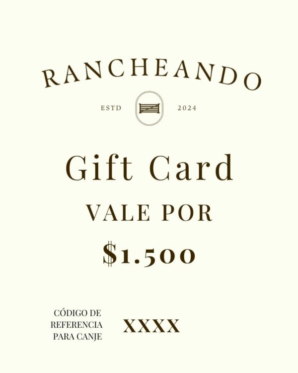 Gift Card - $1.500 pesos