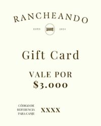 Gift Card - $3.000 pesos