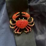 Prendedor Cangrejo XL Rojo