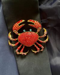 Prendedor Cangrejo XL Rojo