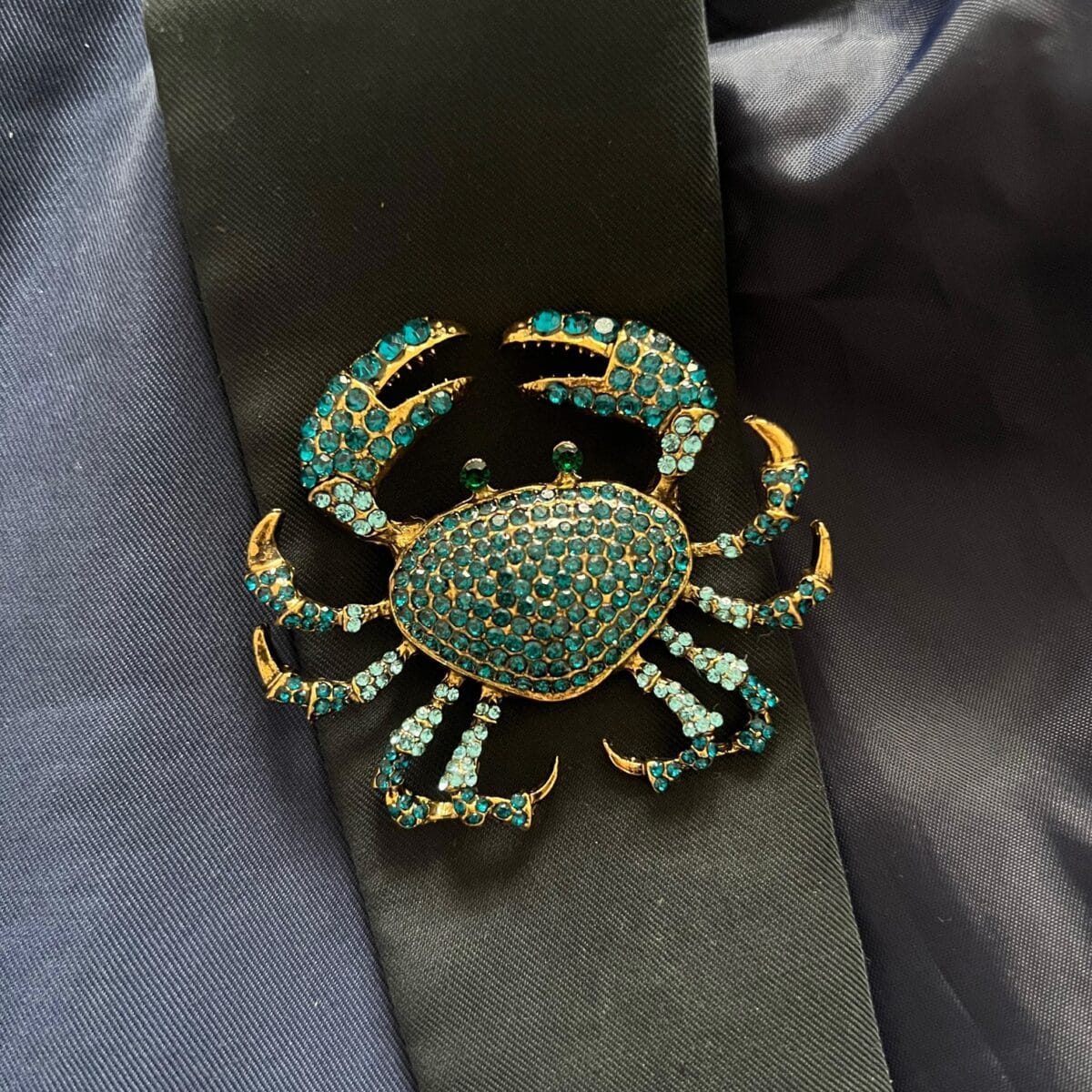 Prendedor Cangrejo XL Azul