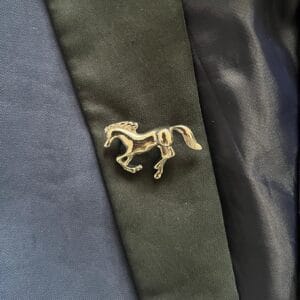 Prendedor Golden Horse