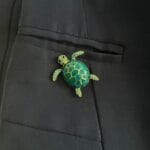 Prendedor Tortuguita Celeste