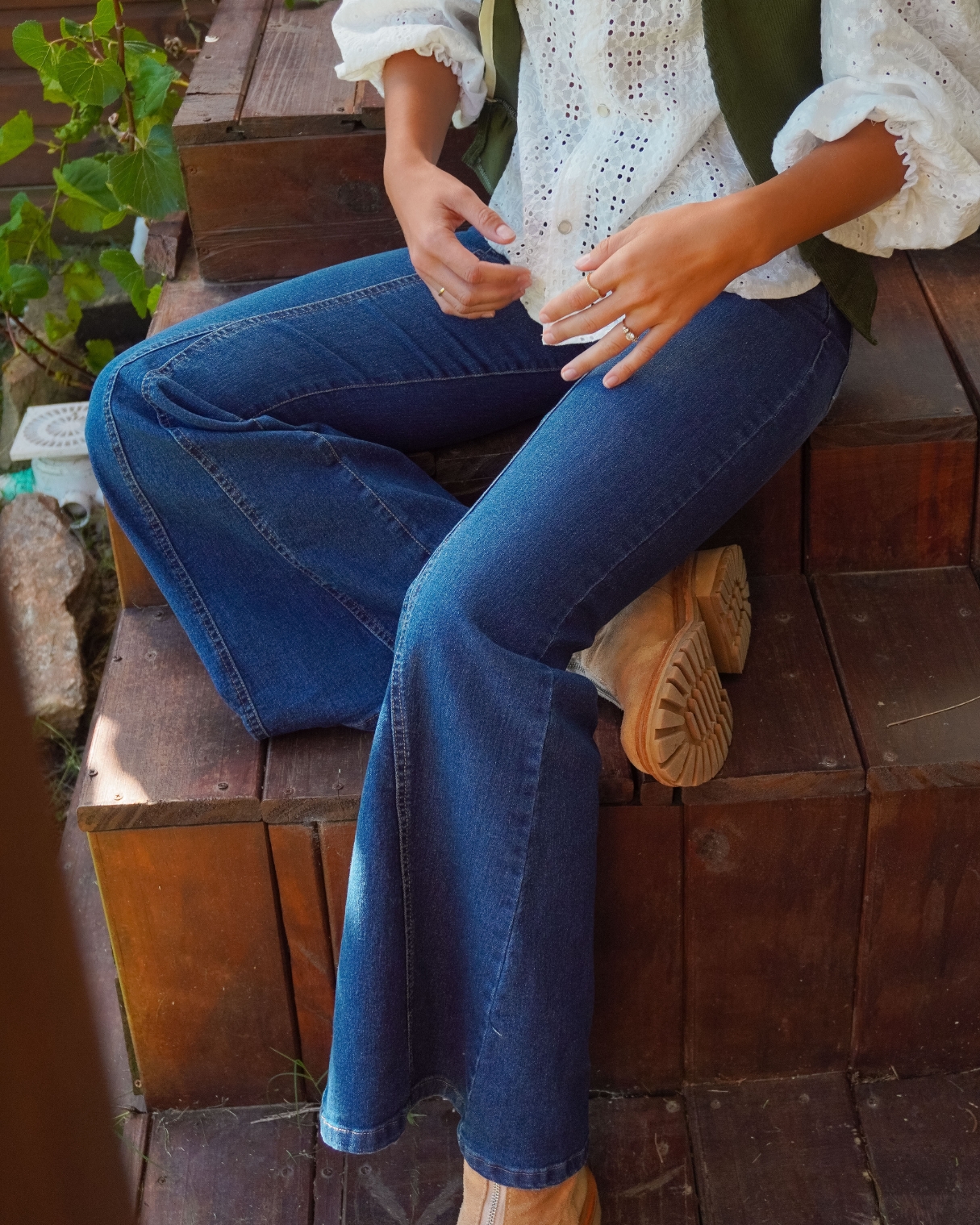 Jean Flare Rancheando